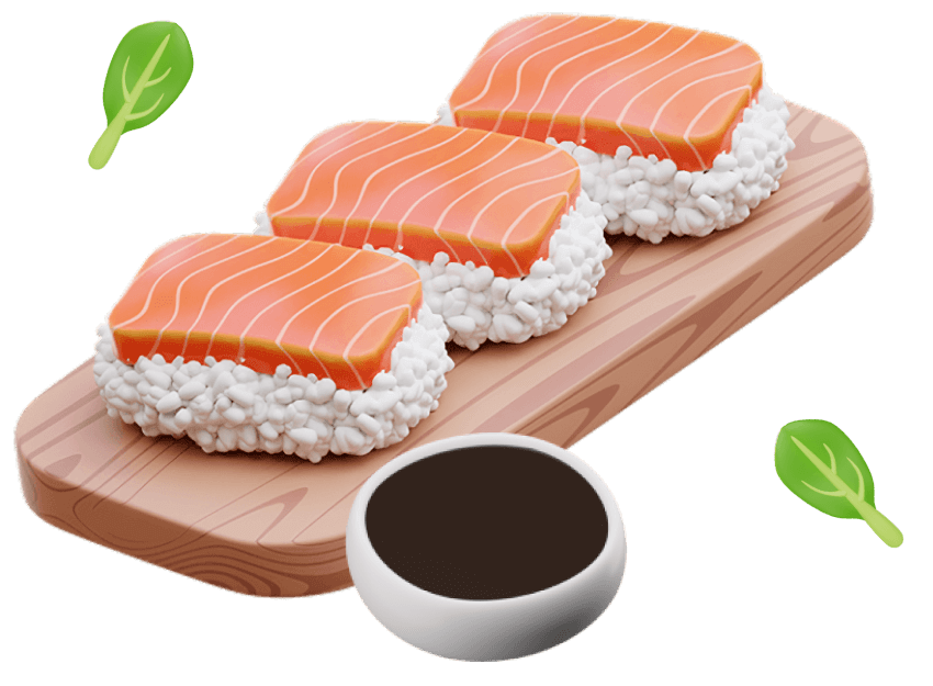 salmon sushi